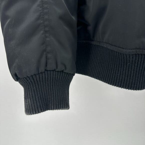 Rare UNIF Brutal Spears Bomber Jacket Womens XS Black Oversize Punk Goth Emo Pop - Picture 9 of 10